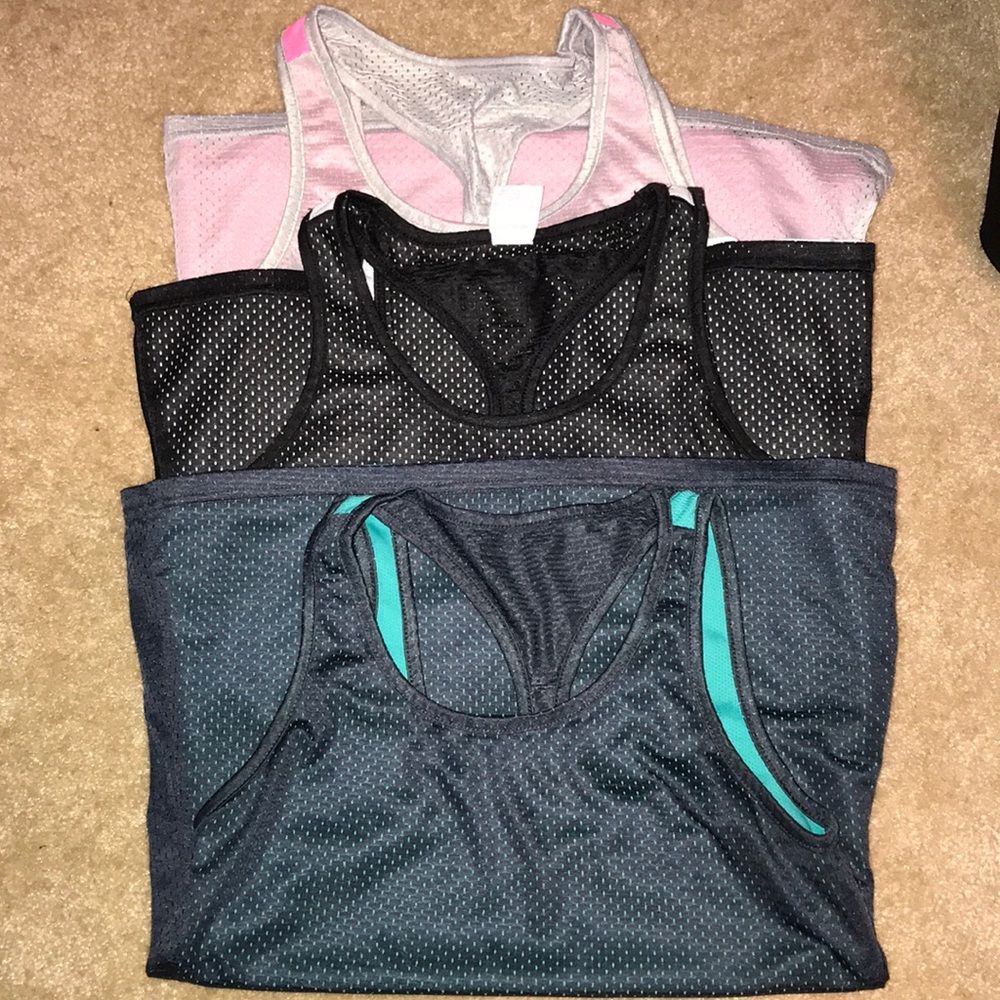 Danskin Mesh Lined Workout Tank Bundle